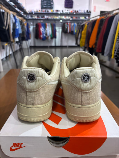 Preowned Stussy Nike Air Force 1 Low Fossil