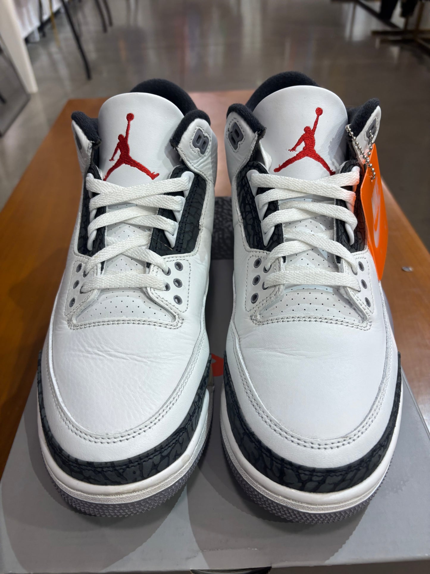 Preowned Air Jordan 3 Cement Grey