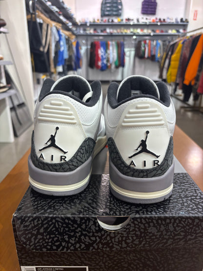 Preowned Air Jordan 3 Cement Grey