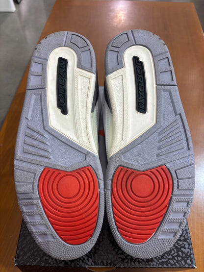 Preowned Air Jordan 3 Cement Grey