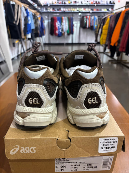 Preowned ASICS Gel-NYC Brown Strom Black Coffee