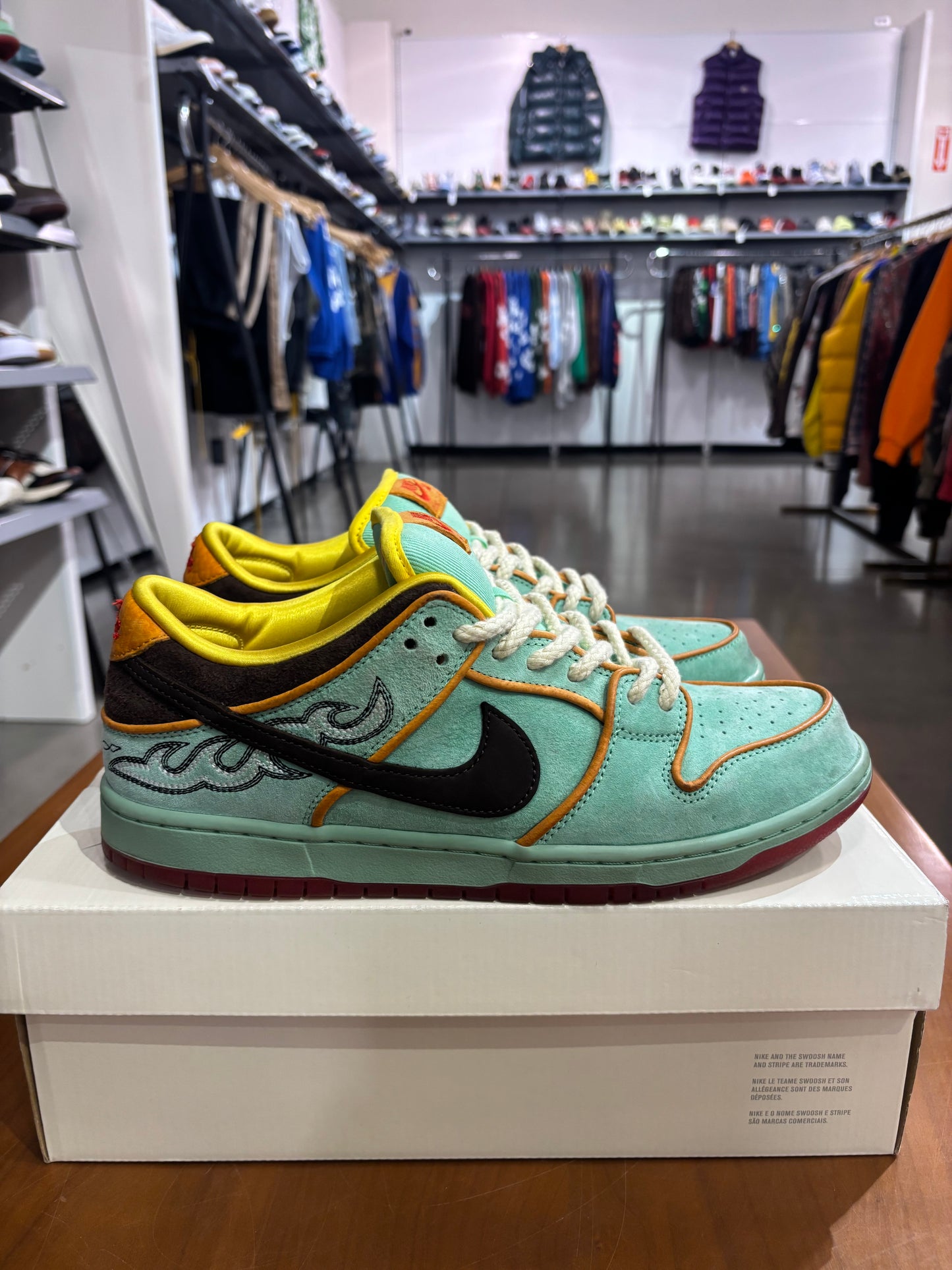 Preowned Nike SB Dunk Low Rodeo Tourmaline