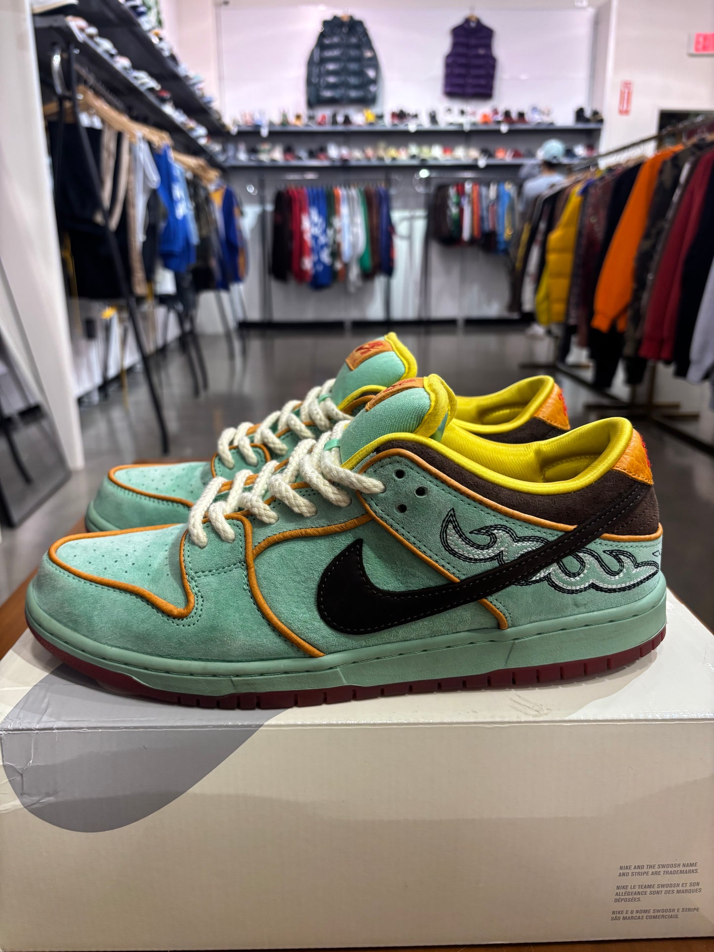 Preowned Nike SB Dunk Low Rodeo Tourmaline