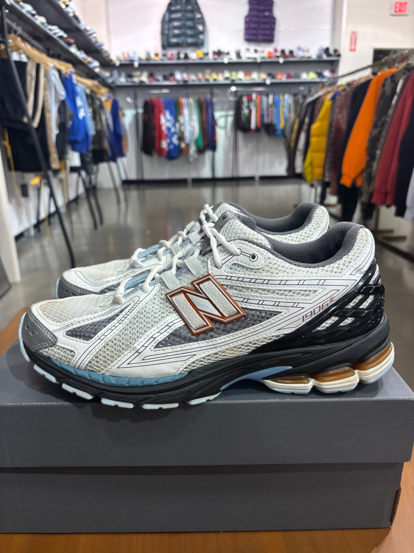 Preowned New Balance 1906R White Black Copper