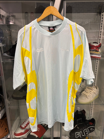 Supreme Umbro Old English Soccer Jersey Light Blue