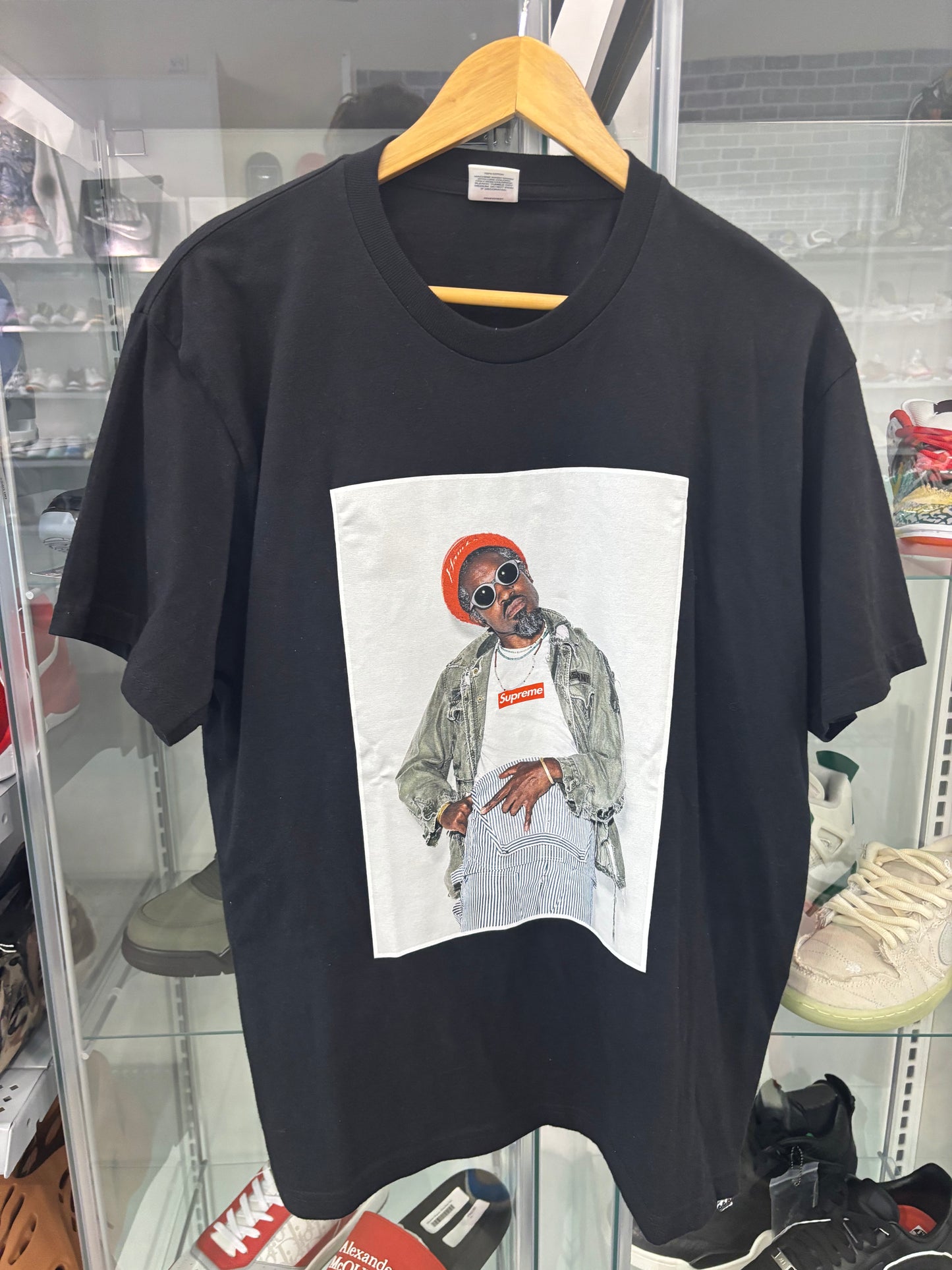 Preowned Supreme Andre 3000 Tee Black