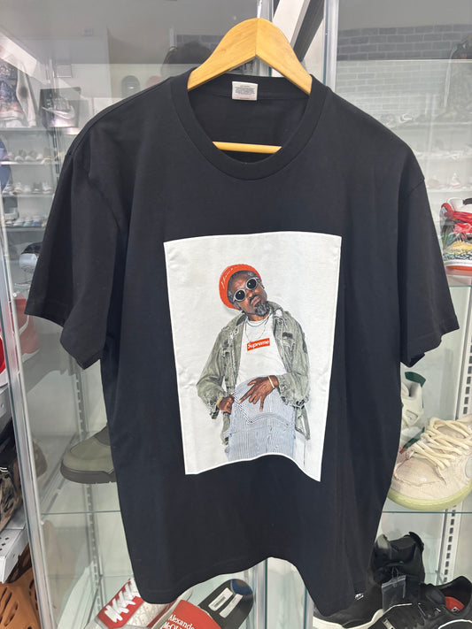 Preowned Supreme Andre 3000 Tee Black