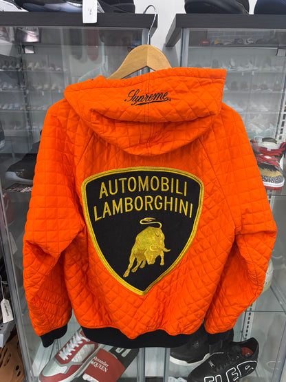 Preowned Supreme Automobili Lamborghini Hooded Work Jacket