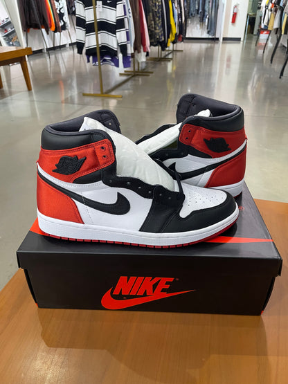 Air Jordan 1 Satin Black Toe