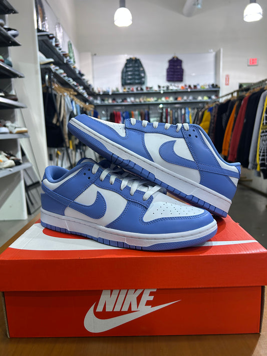PREOWNED Nike Dunk Low Polar Blue Size 10.5