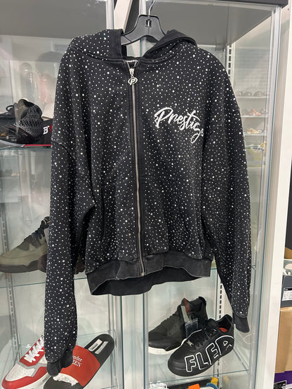 PREOWNED Prestige Diamond Hoodie Black