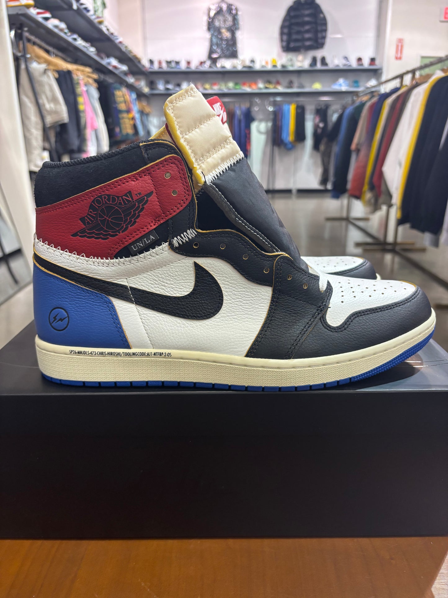 Air Jordan 1 Fragment Union LA Varsity Red Sport Royal