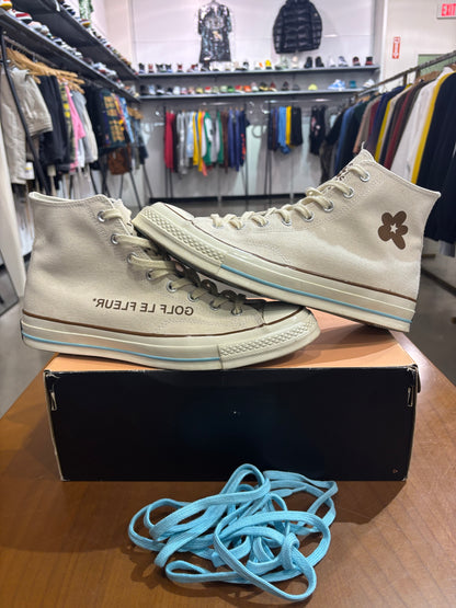 Preowned Converse Chuck Taylor 70 HI Golf Le Fleur Parchment