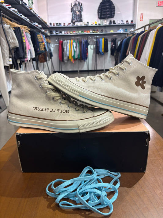Preowned Converse Chuck Taylor 70 HI Golf Le Fleur Parchment