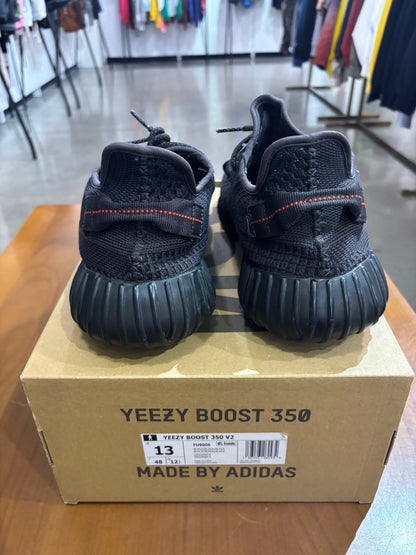 Preowned Yeezy 350 V2 Black Non Reflective