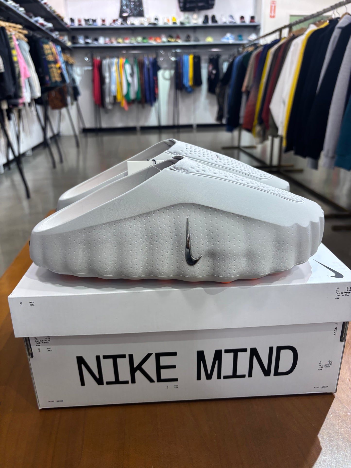 Nike Mind 001 Slide Light Smoke Grey