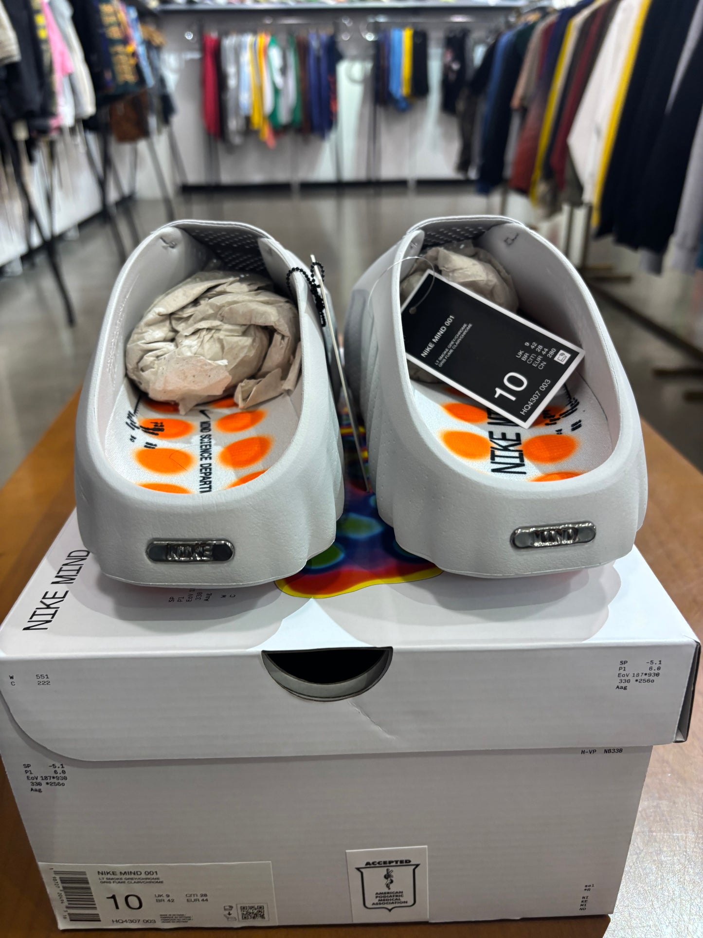 Nike Mind 001 Slide Light Smoke Grey