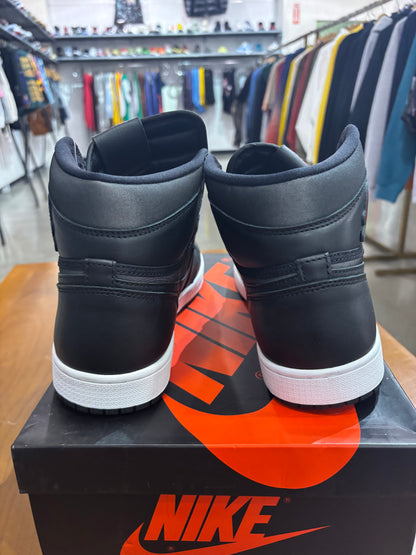 Air Jordan 1 Black Satin Gym Red