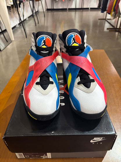 Air Jordan 8 White Multicolor