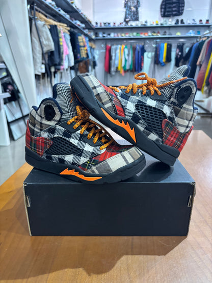 Preowned Air Jordan 5 Plaid