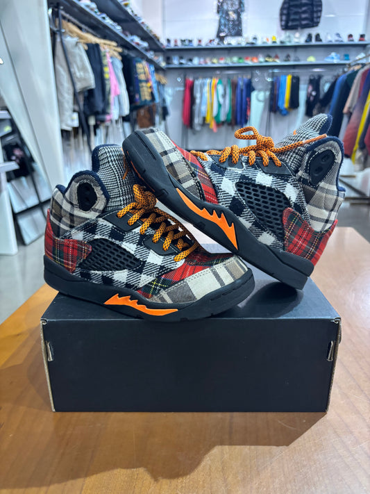 Preowned Air Jordan 5 Plaid