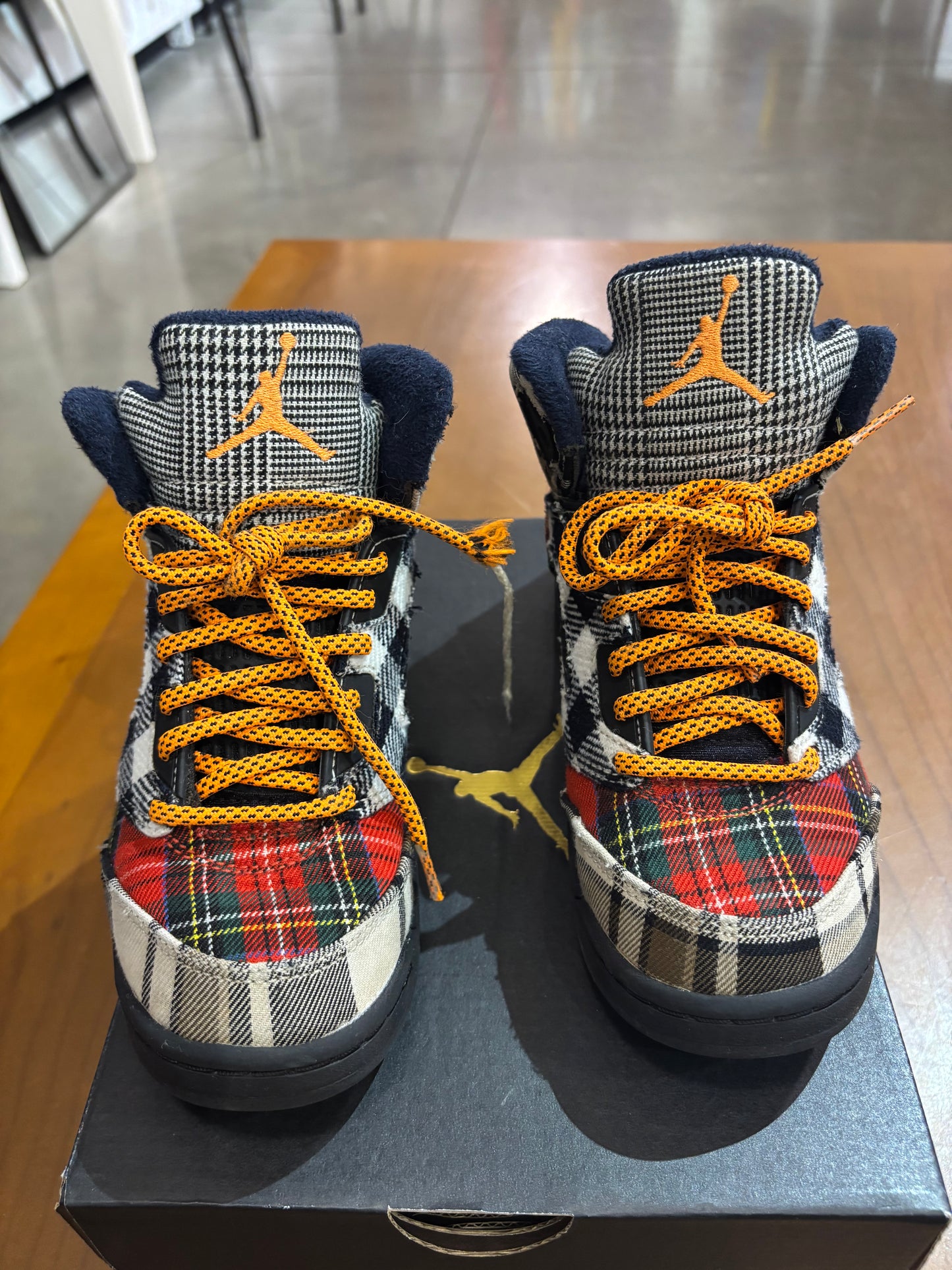 Preowned Air Jordan 5 Plaid