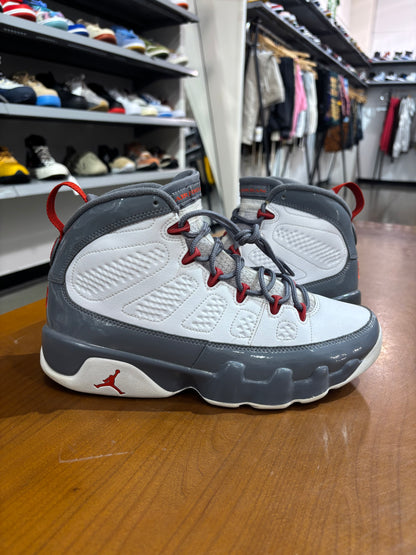 Preowned Air Jordan 9 Fire Red