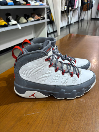 Preowned Air Jordan 9 Fire Red
