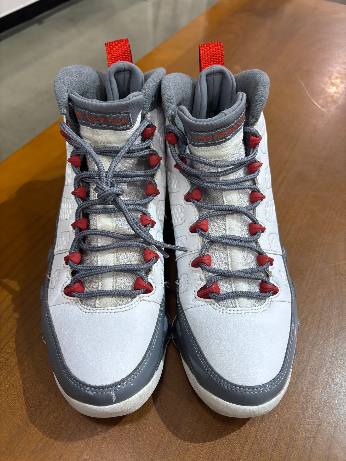 Preowned Air Jordan 9 Fire Red
