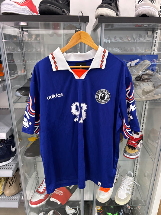 Adidas Bape Flame Jersey Blue