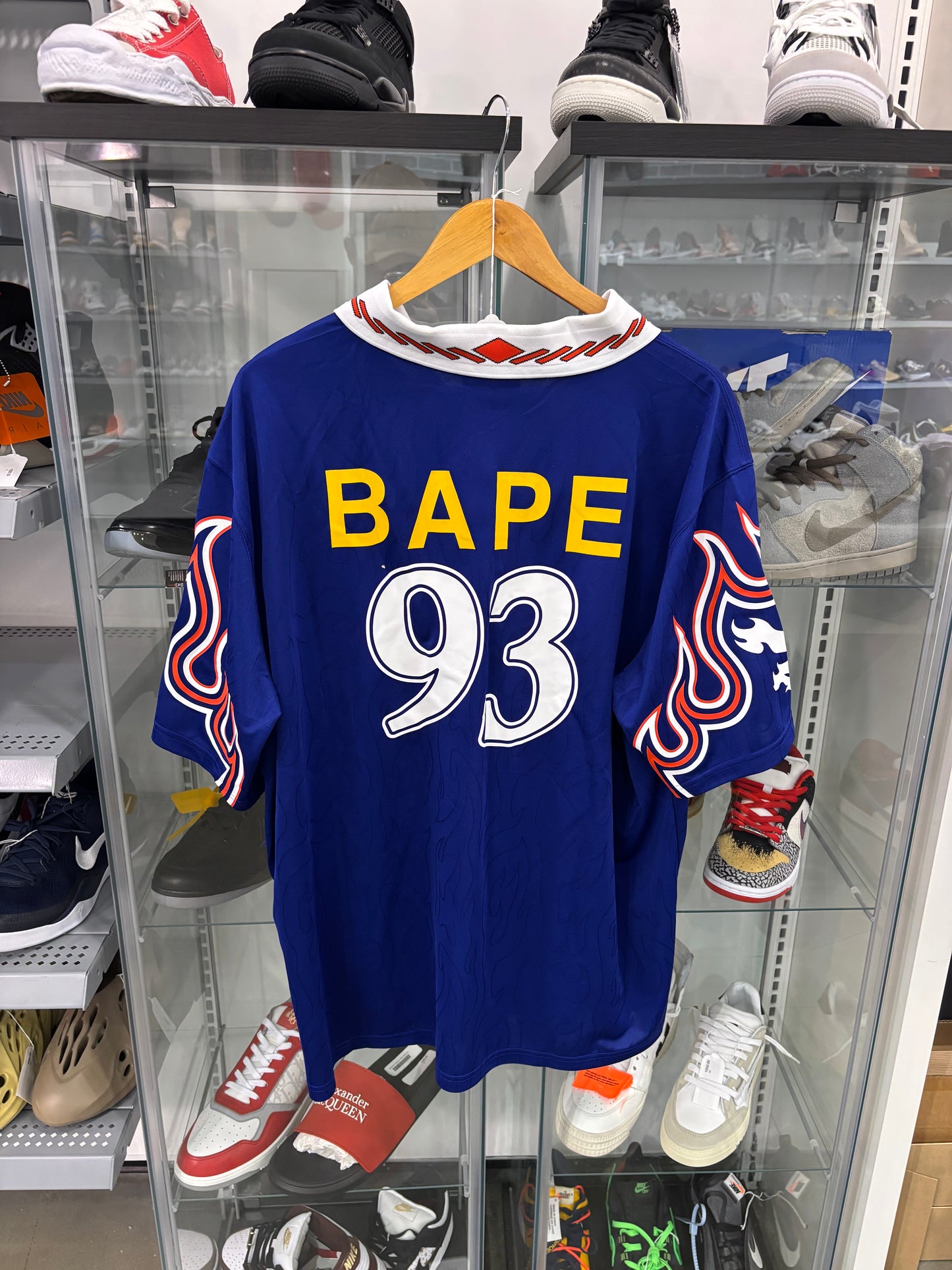 Adidas Bape Flame Jersey Blue