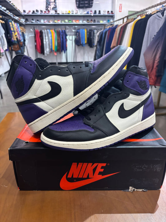 Preowned Air Jordan 1 Court Purple