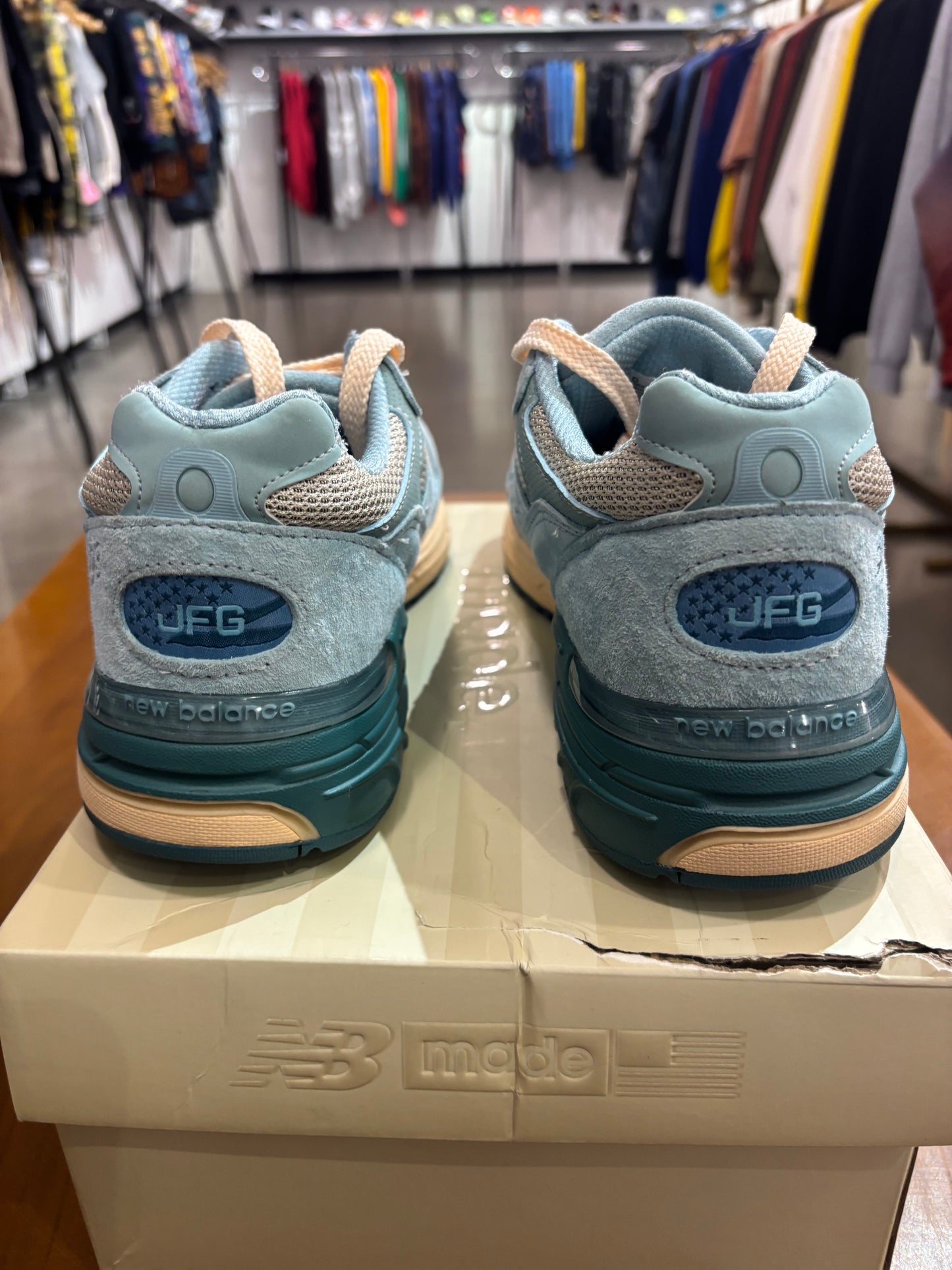 Preowned New Balance 993 JFG Art Arctic Blue