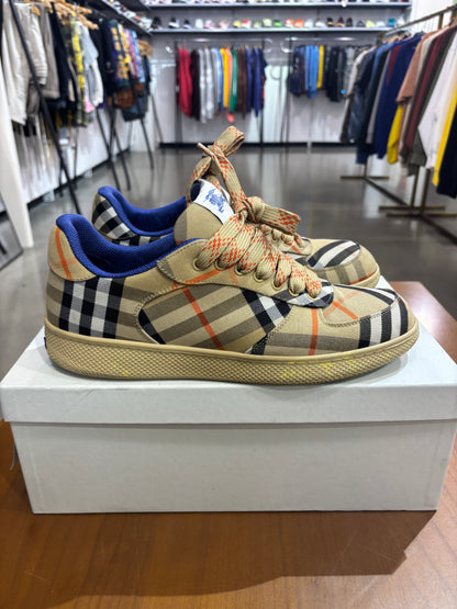 Preowned Burberry Check Terrace Sneakers