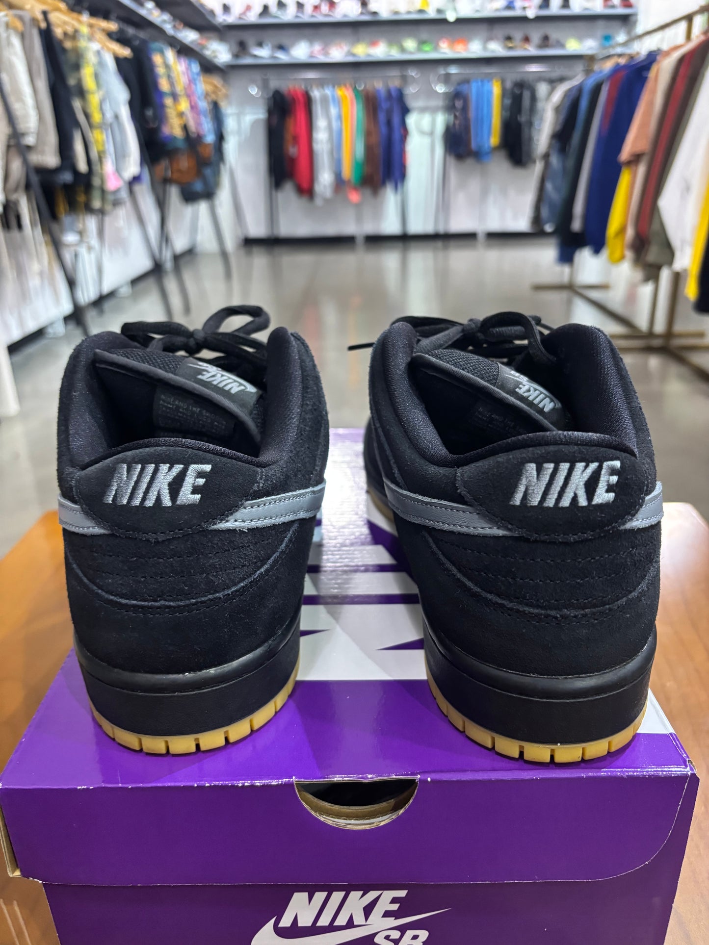 Preowned Nike Sb Dunk Low Grey Fog