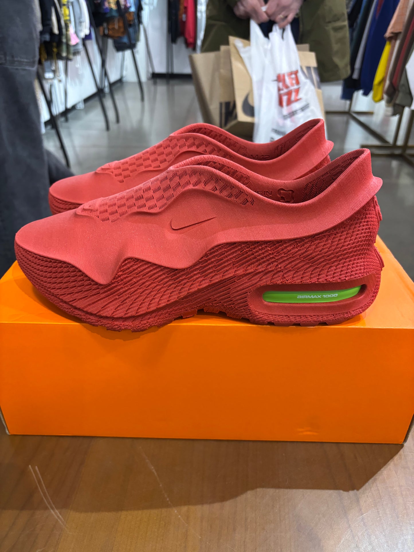 Nike Air Max 1000 Red Atomic Green