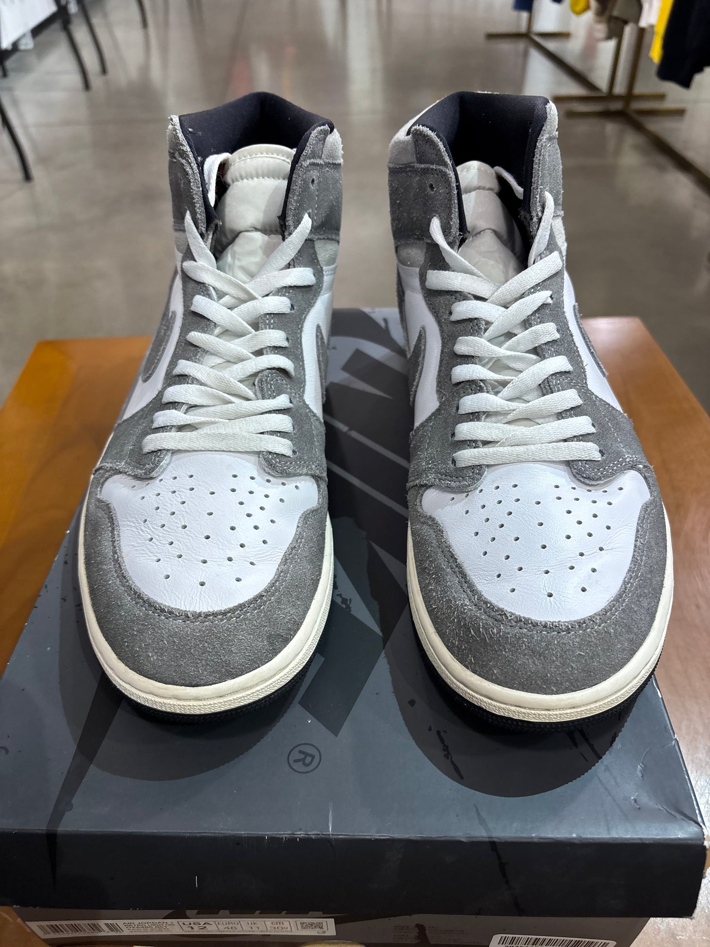 Preowned Air Jordan 1 Washed Black