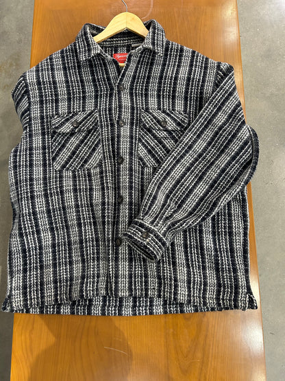 Preowned Supreme Heavy Flannel Shirt Black