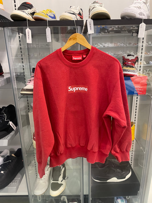 Supreme Box Logo Crewneck Red