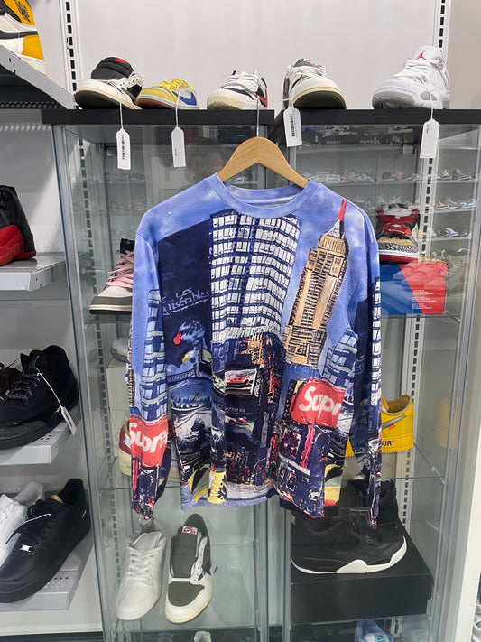 Supreme Skyline Sequin L/S Top Day