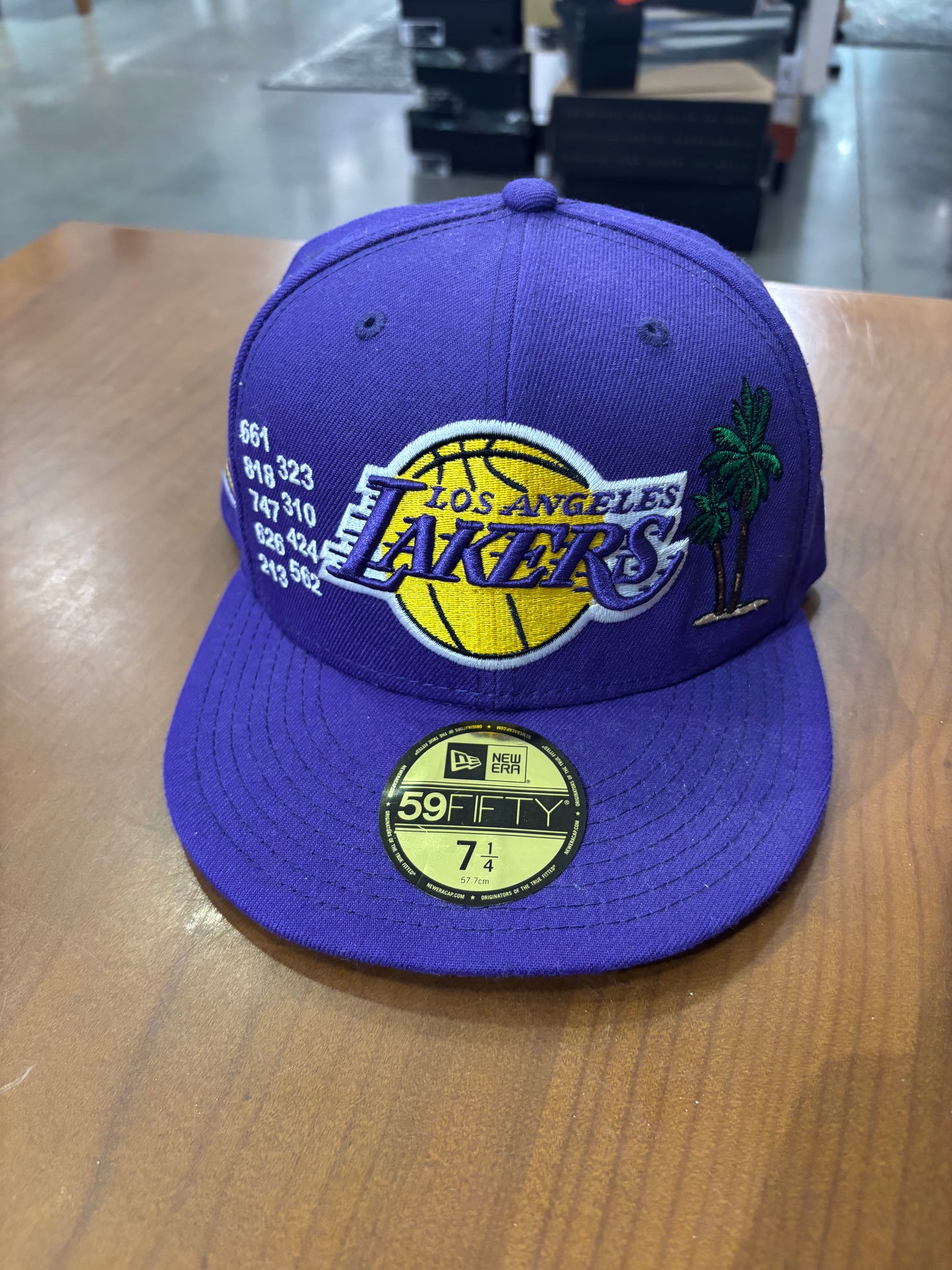 Preowned Lakers Fitted Hat Purple