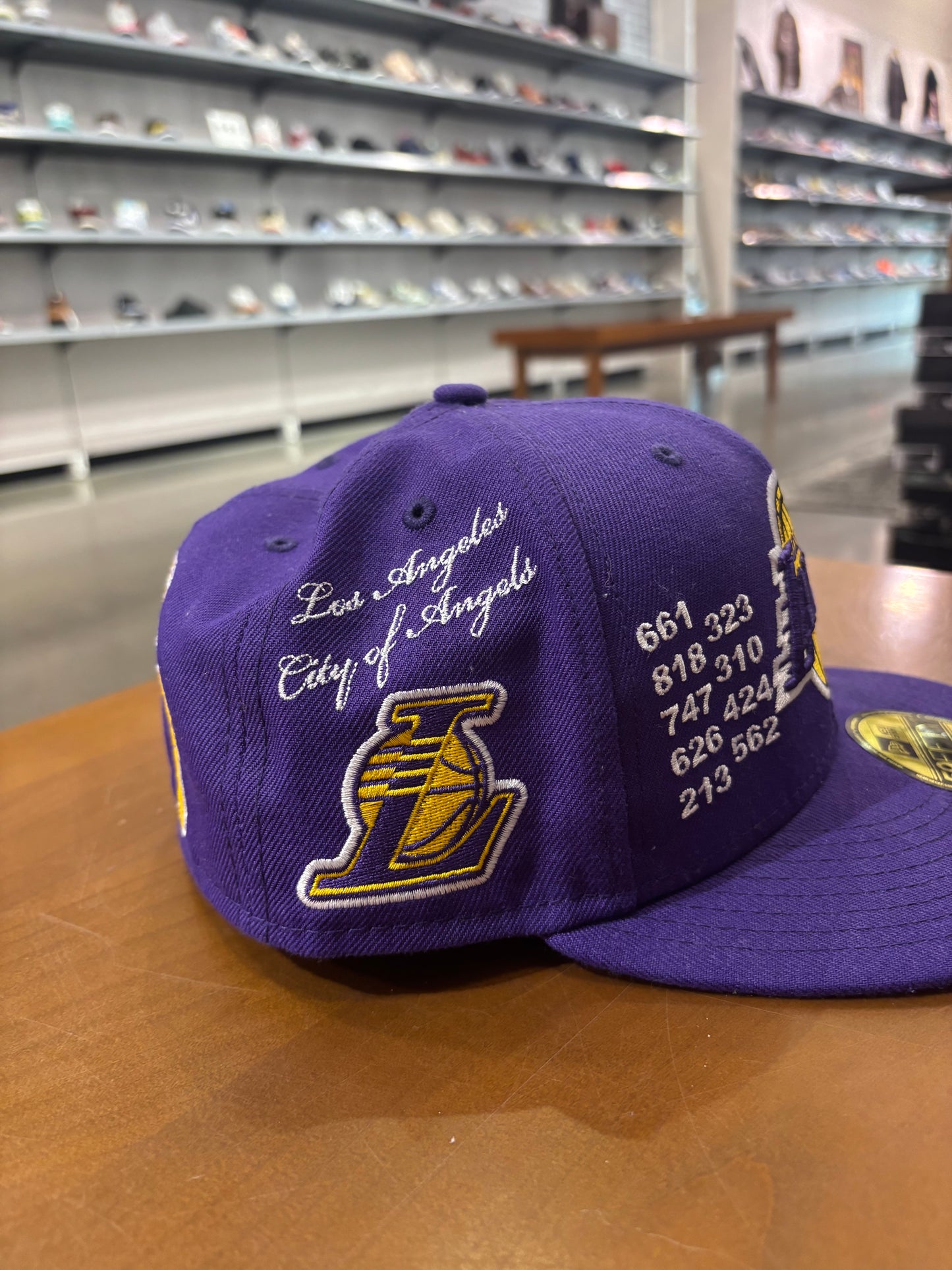 Preowned Lakers Fitted Hat Purple