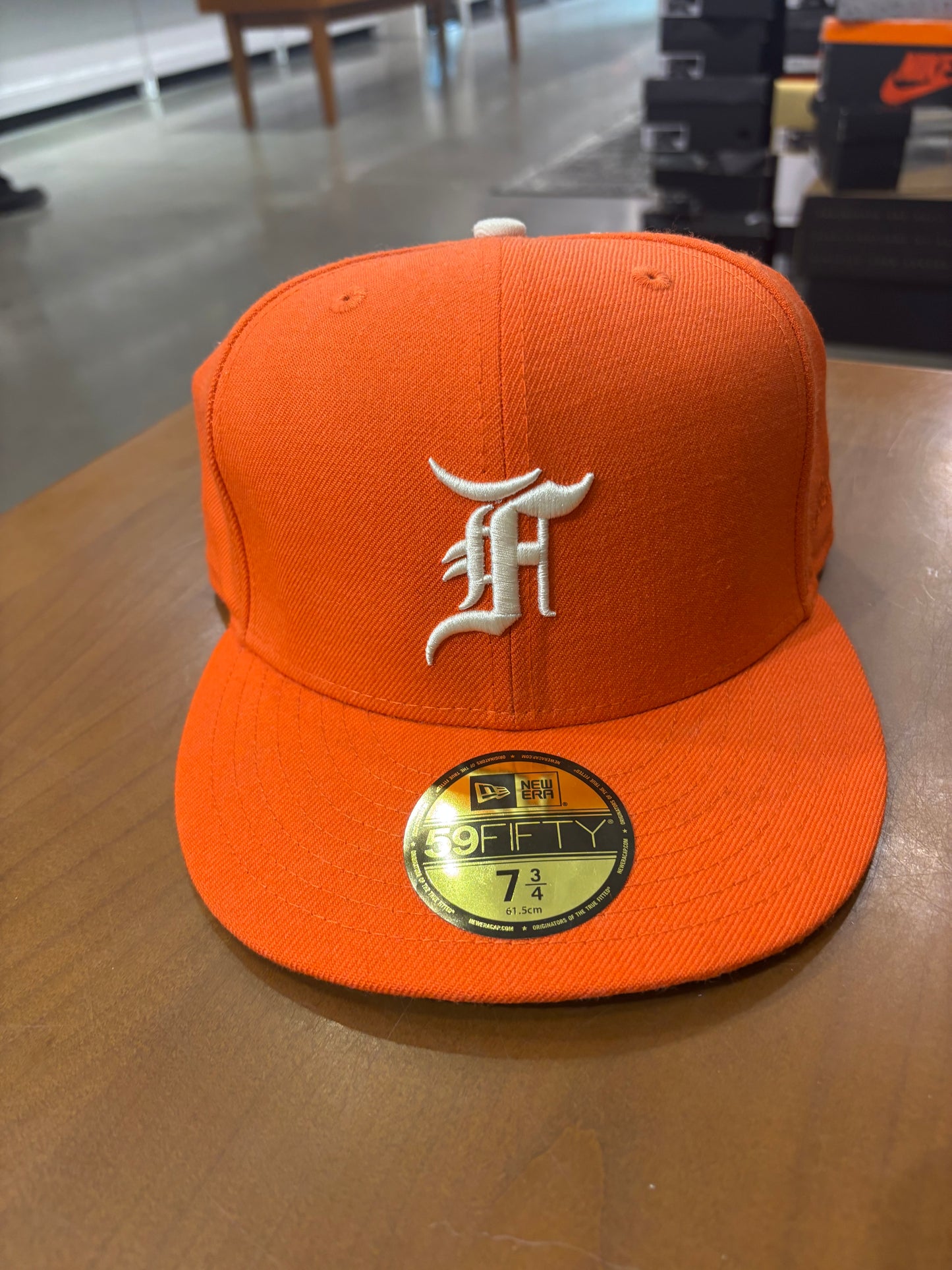 Preowned Fear of God Essentials Hat Orange