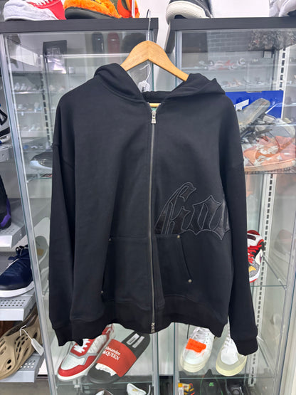 Godspeed OG Logo Sweatsuit V2 Black Satin Zip Up