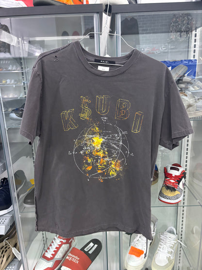 Preowned Ksubi Diagrams Biggie T-Shirt Faded Black