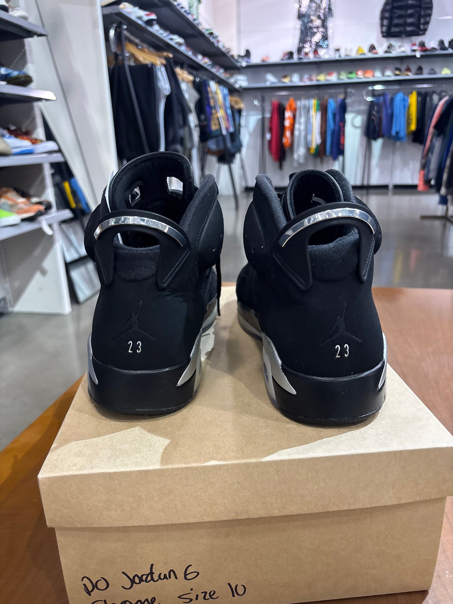 Preowned Air Jordan 6 Chrome