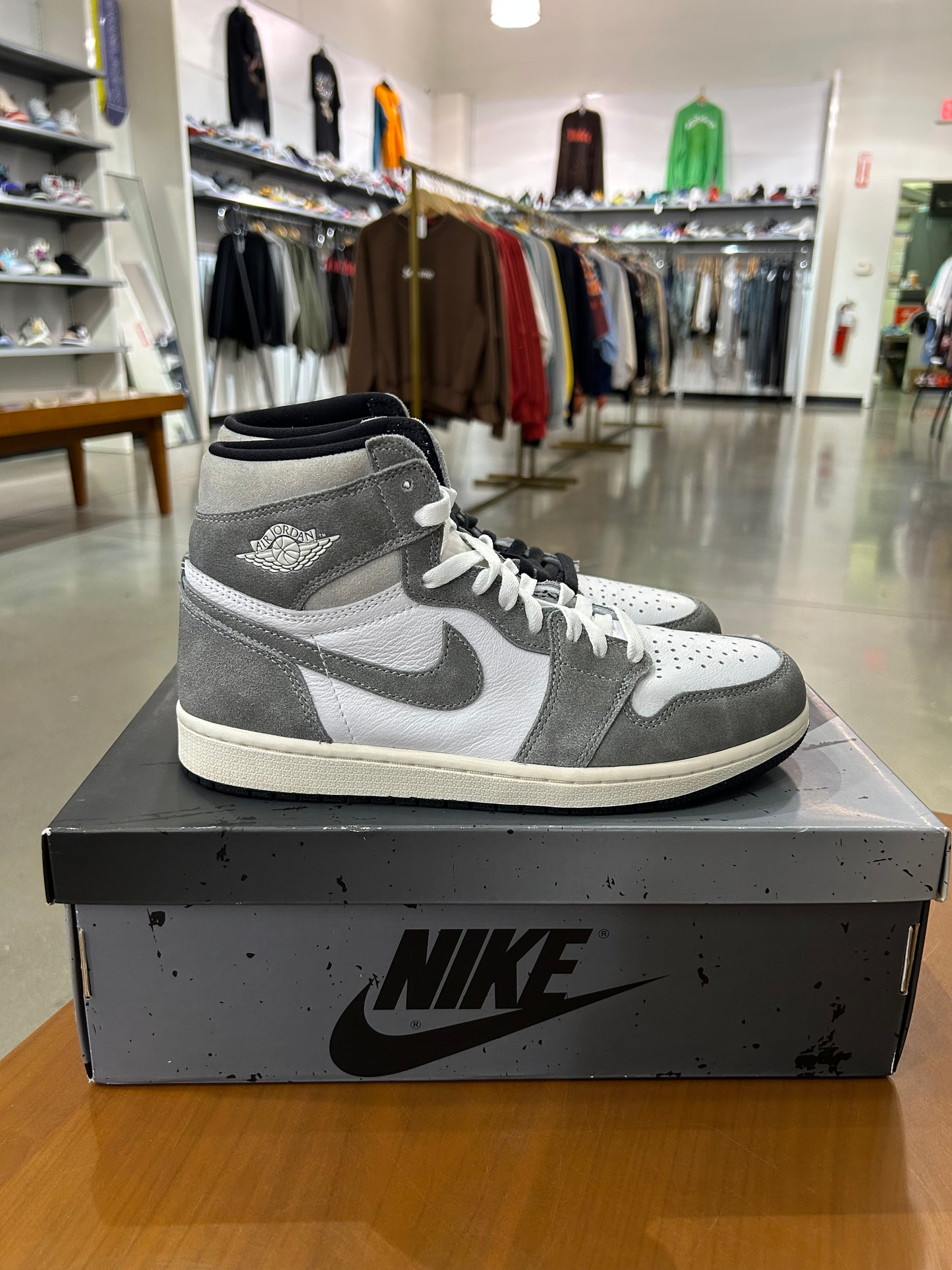 Preowned Air Jordan 1 Washed Black
