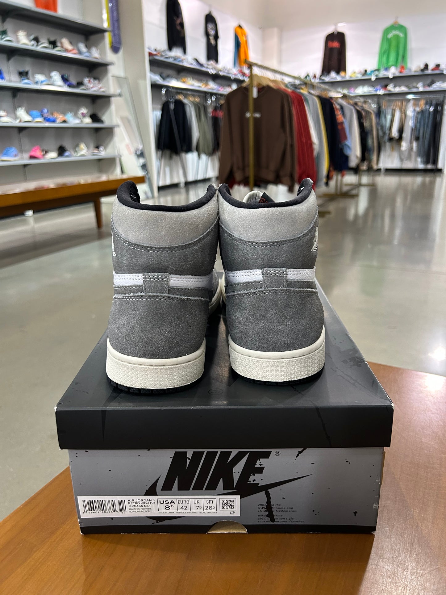 Preowned Air Jordan 1 Washed Black