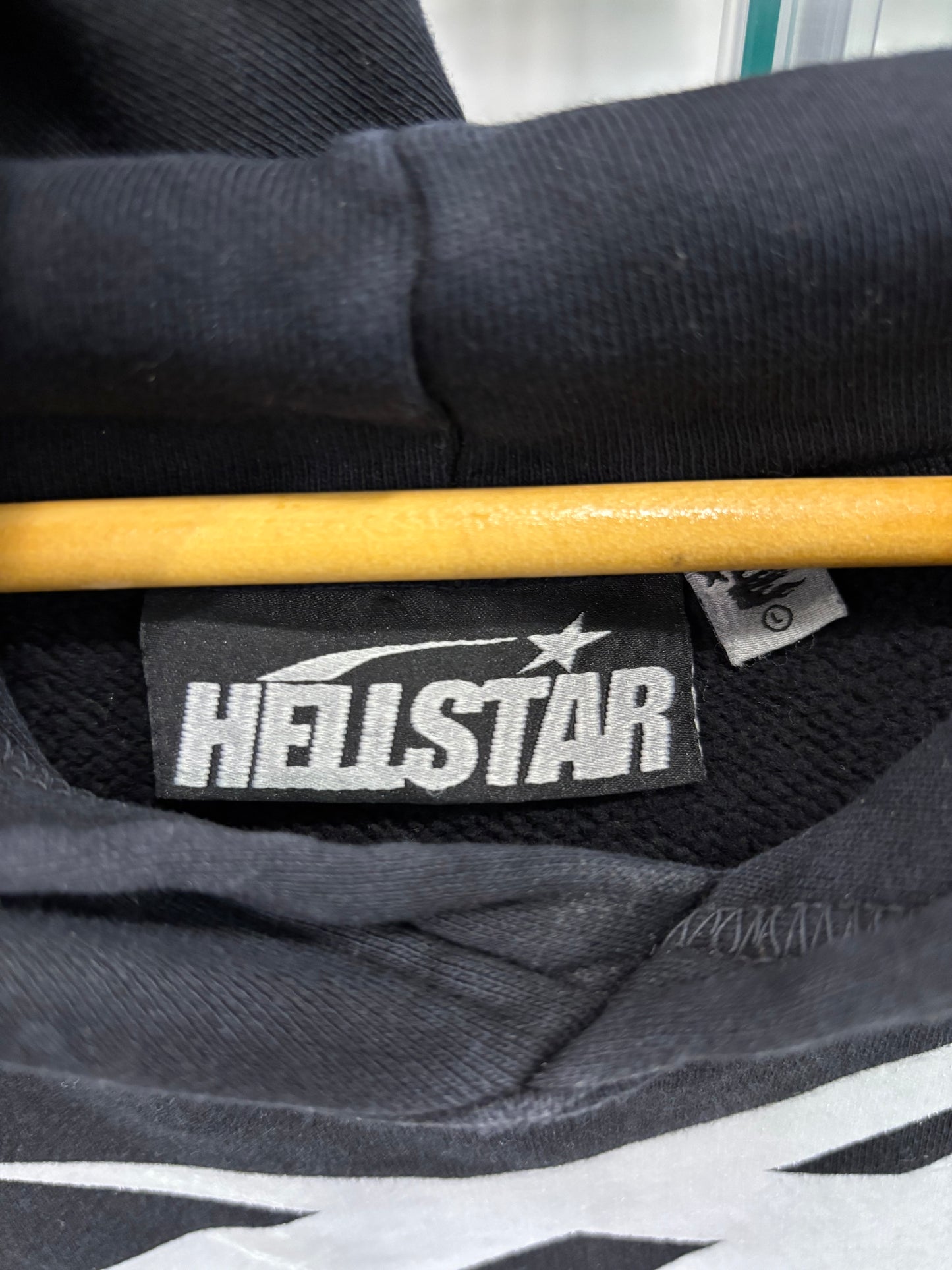 Preowned Hellstar Sport Logo Hoodie Black
