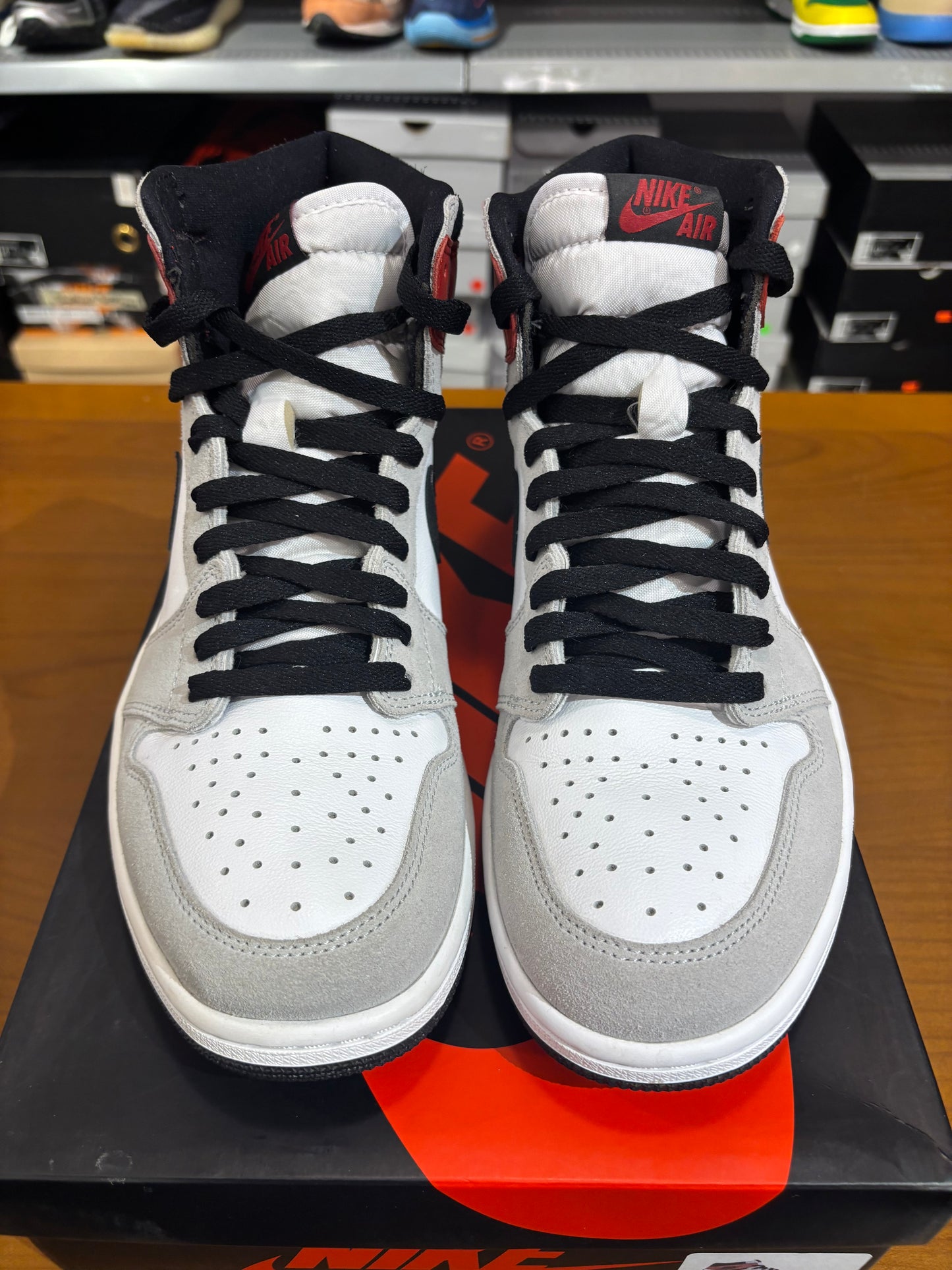 Preowned Air Jordan 1 Light Smoke Grey